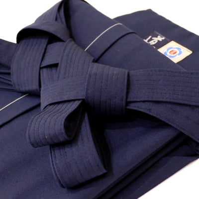 Polyester/Linen Quick Drying Aikido Hakama (Navy)
