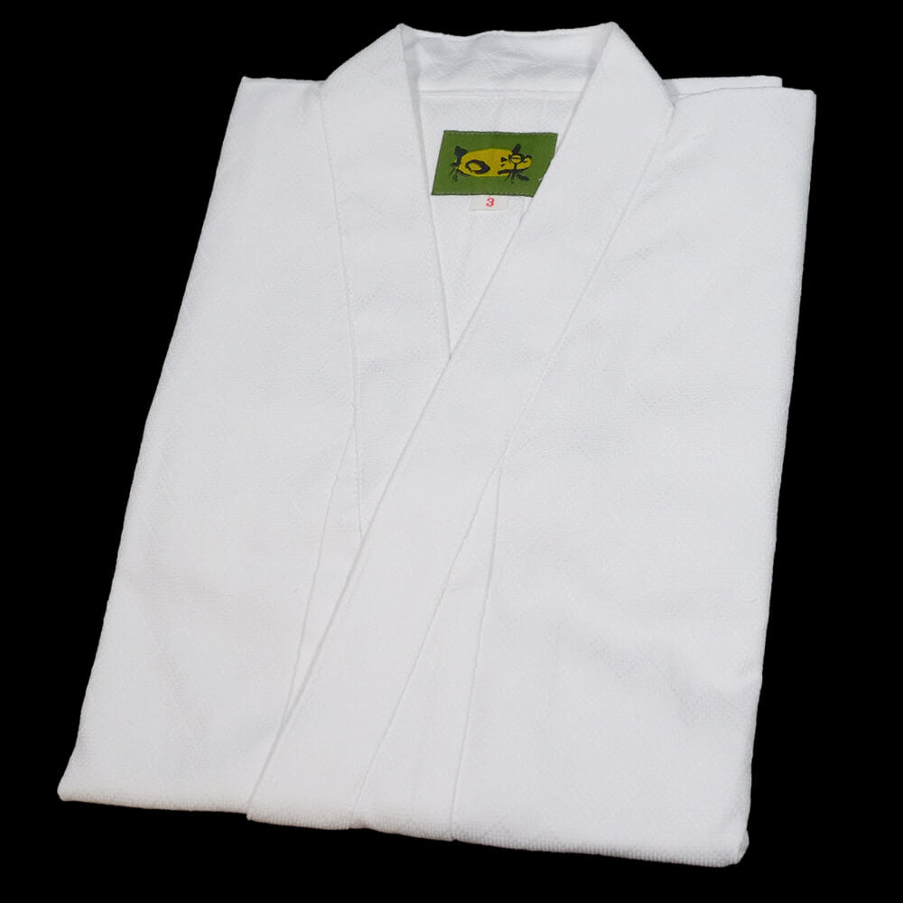 Cotton Iaidogi Jacket Waraku - White or Black 「居合道衣」, image size:1000x1000