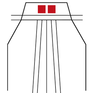 Hakama Embroidery - Koshiita Inside (backplate)
