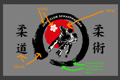 [Custom Logo Embroidery] Logo Judo Club Schaffhausen - Embroidery Fees