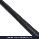 Jiki Shinkage Ryu (Naginata Yo) Bokken - Hon Kokutan - by Master Aramaki