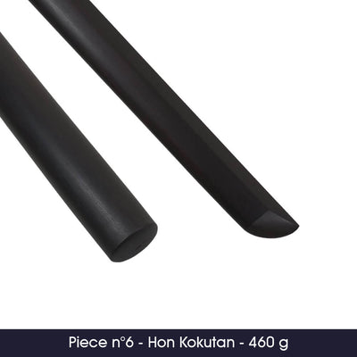 Jiki Shinkage Ryu (Naginata Yo) Bokken - Hon Kokutan - by Master Aramaki