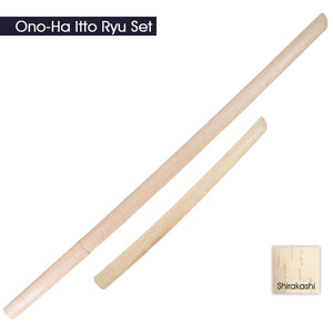 Ono-Ha Itto Ryu Bokken & Shoto [Daisho Set]