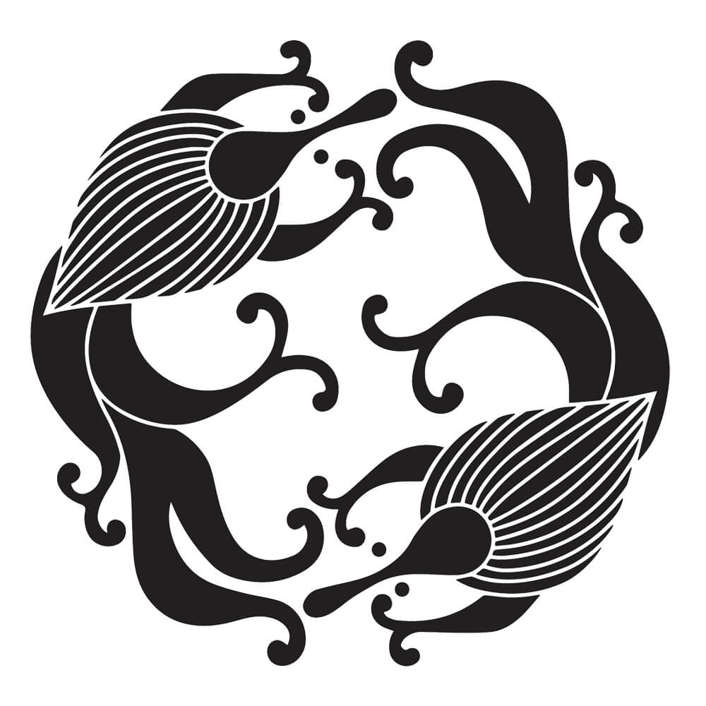 Japanese Ryu Pattern Ryu Kamon - Engraving Service