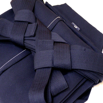 High End Polyester Cashmere Aikido Hakama (Navy)