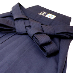 Light Weight Aikido Hakama - Polyester/Linen (Navy)