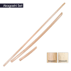 Deluxe Bokken, Jo & Tanto [Aikido Set]