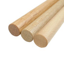 127 cm Jo for Aikido : Red Oak, White Oak, Buna