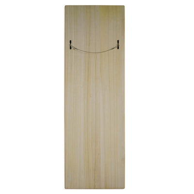 [Fuh-mi] Calligraphy on Paulownia wood  (Kiri) -  Aikido