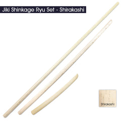 Jiki Shinkage Ryu Bokken, Jo & Long Tanto [Aikido Light Set]