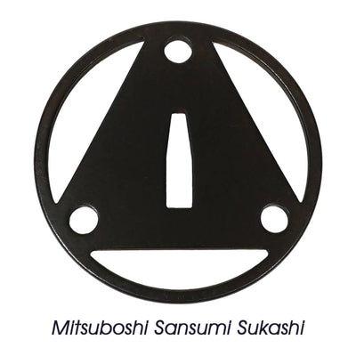 Minosaka Tsuba Mitsuboshi Sansumi Sukashi