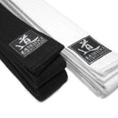 Soft white & black belts