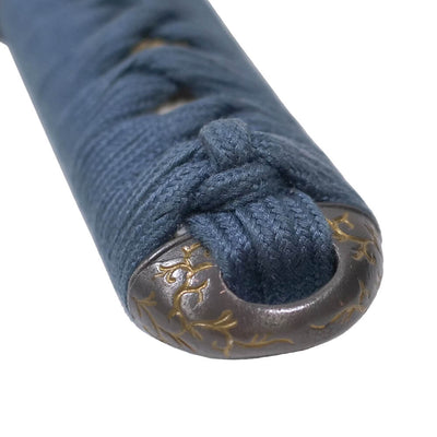 Gold inlay on fuchi/kashira