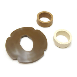 Standard Plastic Tsuba (brown)