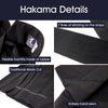 Heavy Weight (#8000) Black/Navy Cotton Hakama