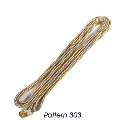 Cotton - Pattern 303: Gold & White Diamond [SG303]