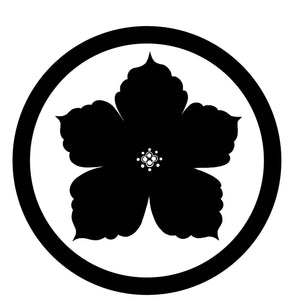 [Custom Logo Engraving]  Kamon Wasalu Jaco - 15~20 mm - Center of Tsuka Left Side - Deep